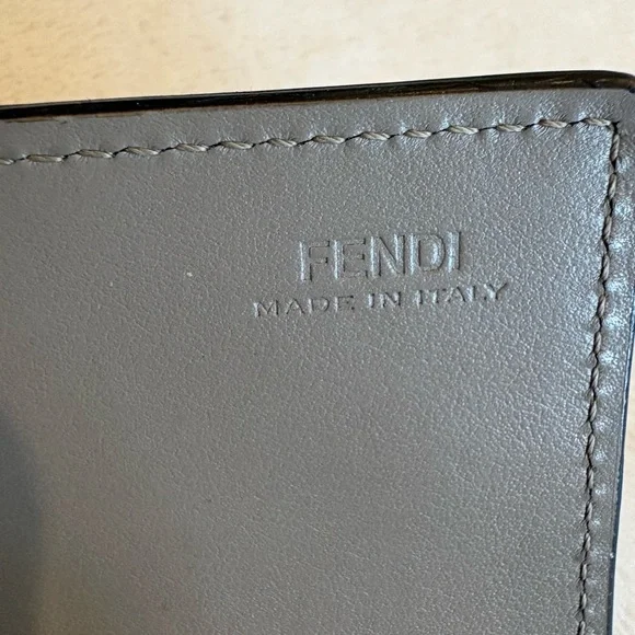 Fendi Taupe Leather Wallet - Picture 10 of 12